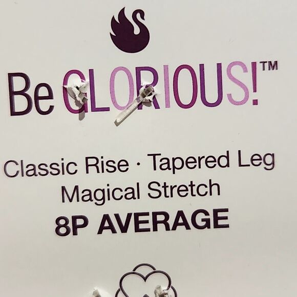 Gloria Vanderbilt Jeans Size 8 Petite Autumn Blaze Color Tapered Leg. - Picture 11 of 15